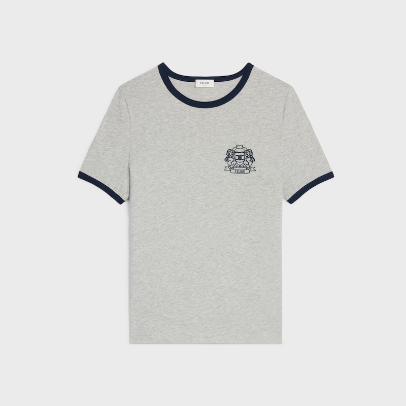 70s blason t-shirt in cotton jersey