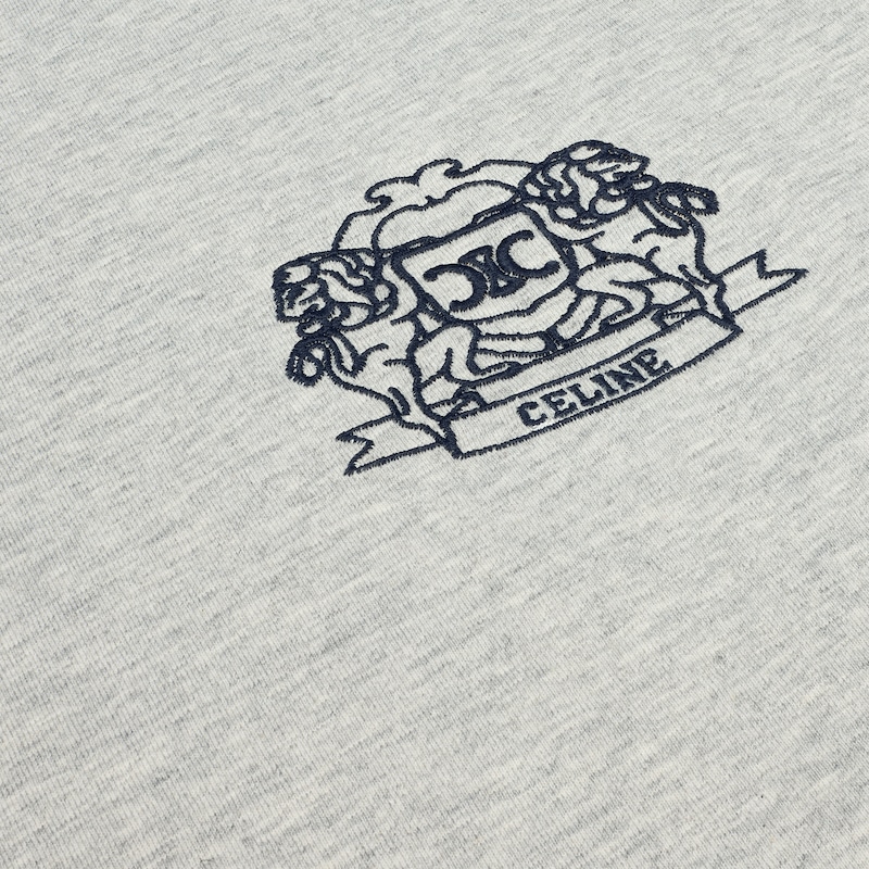 70s blason t-shirt in cotton jersey