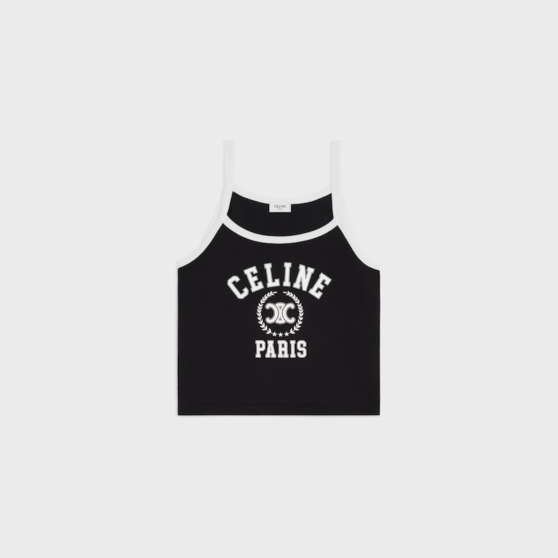 celine tank top in cotton jersey