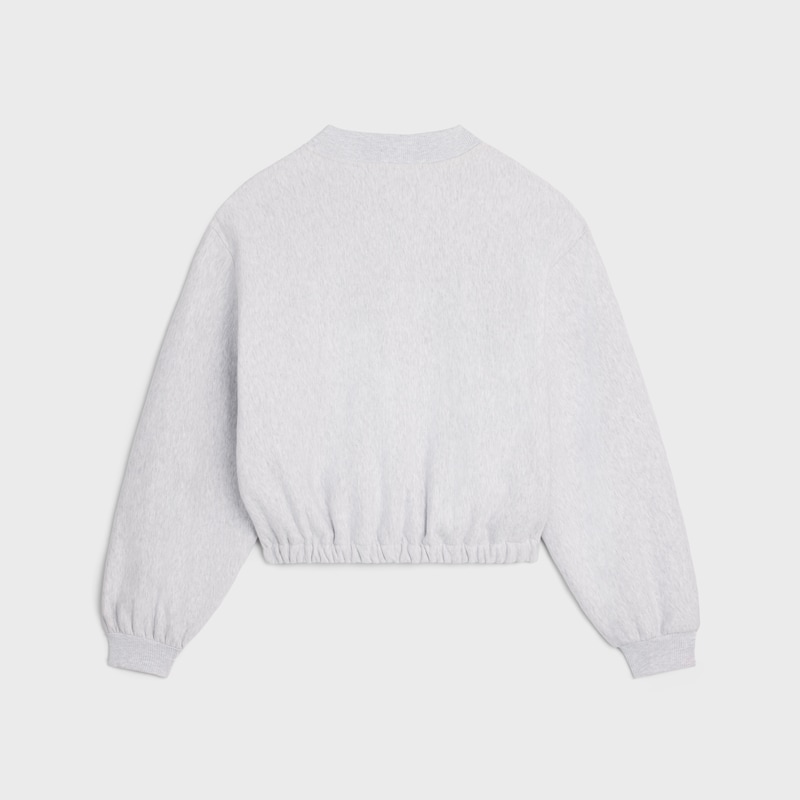 teddy jacket in cotton fleece