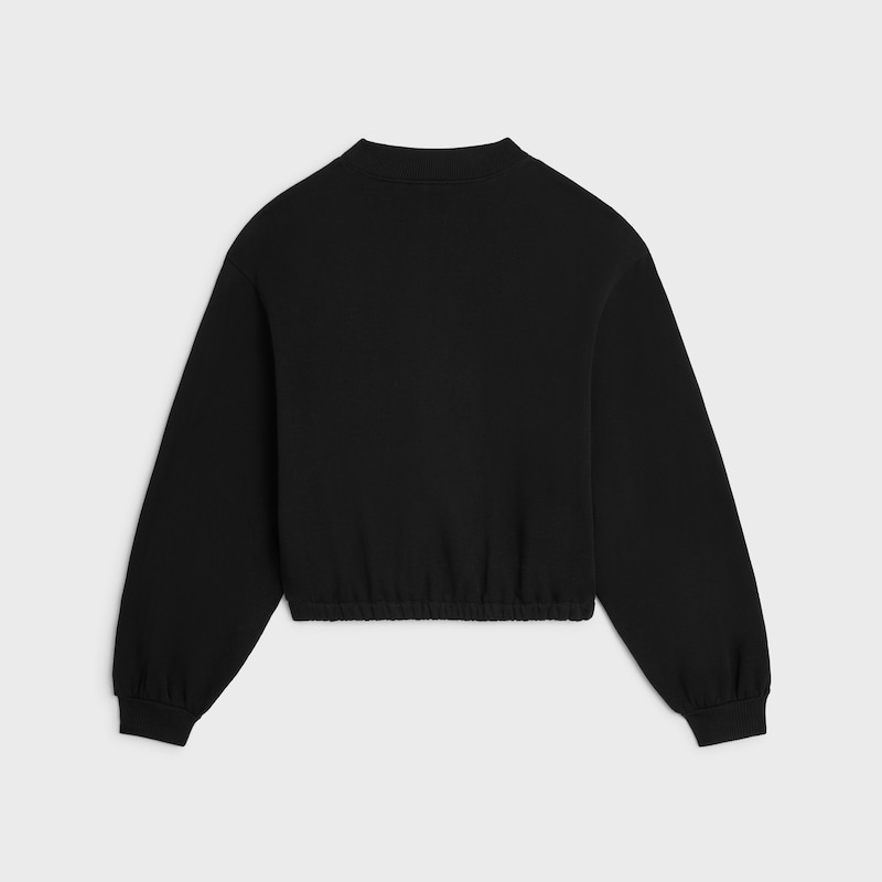 teddy jacket in cotton fleece