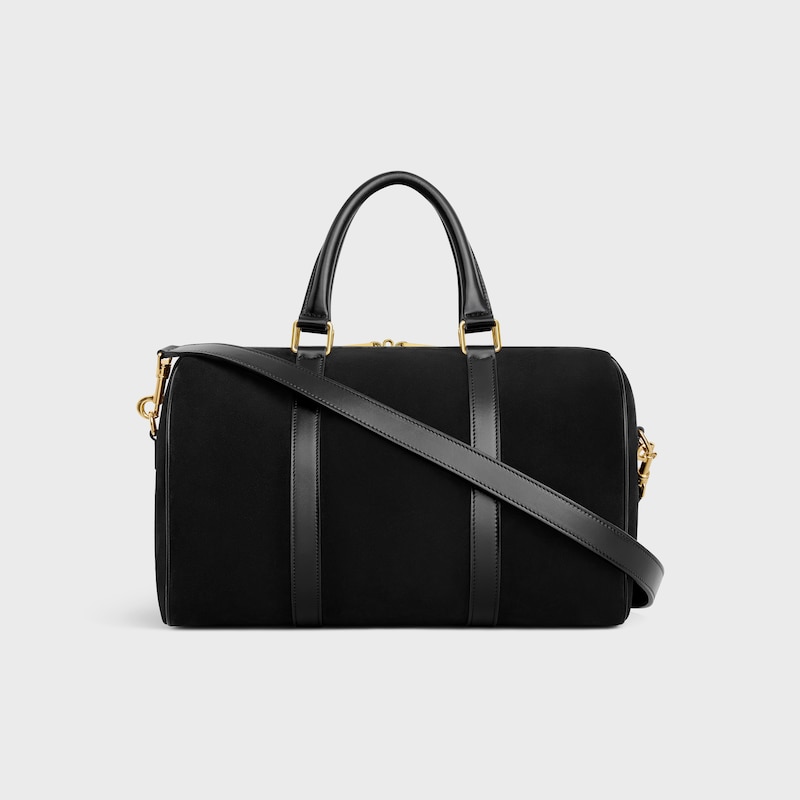 large boston in suede calfskin