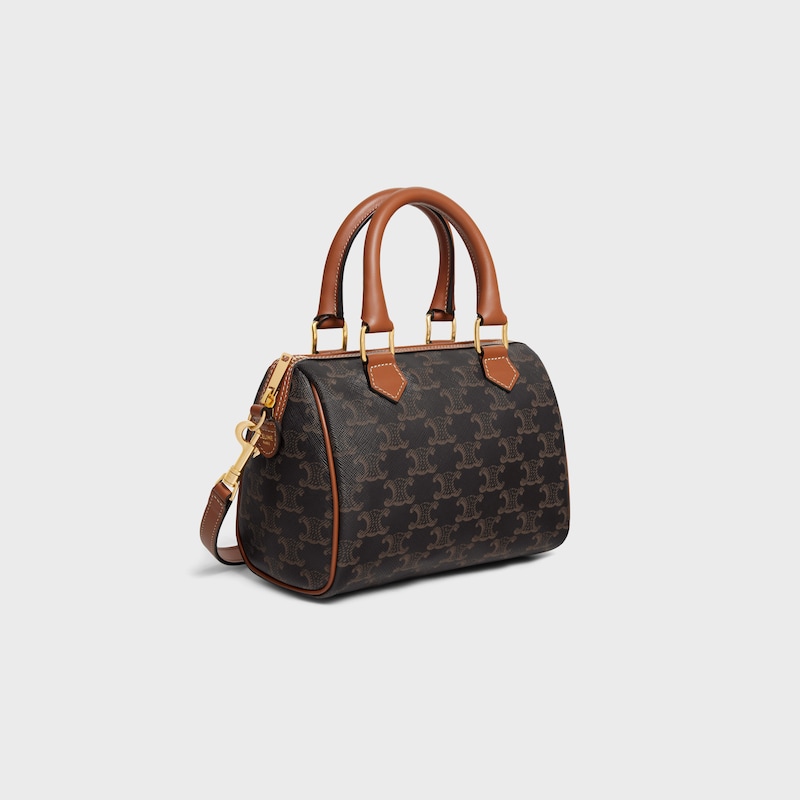 small boston in triomphe canvas and calfskin