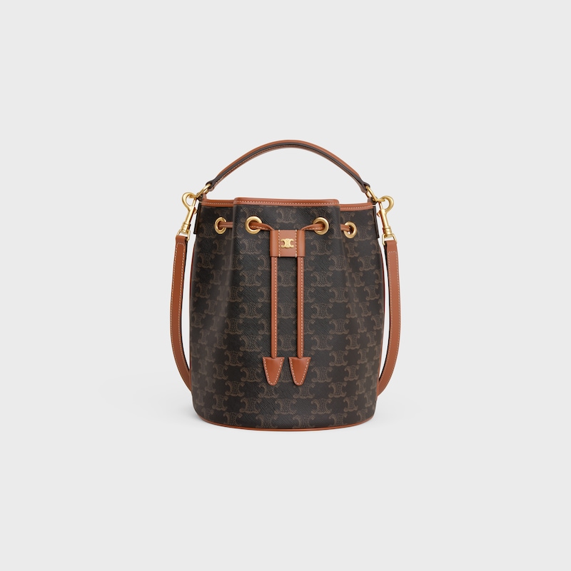 clara bag in triomphe canvas and calfskin