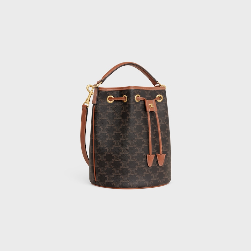 clara bag in triomphe canvas and calfskin