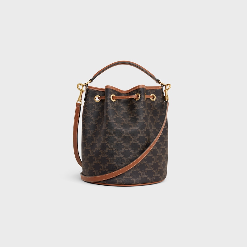 clara bag in triomphe canvas and calfskin