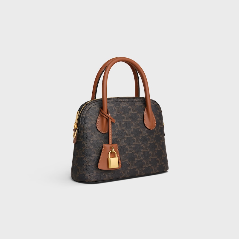 teen honorine bag in triomphe canvas and calfskin