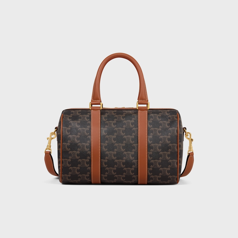 medium boston in triomphe canvas and calfskin