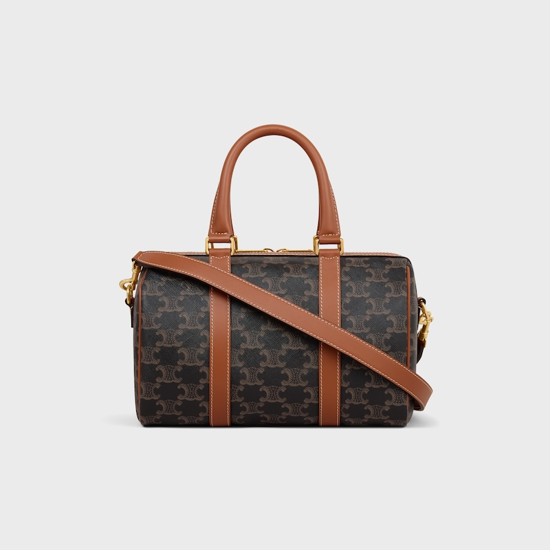 medium boston in triomphe canvas and calfskin