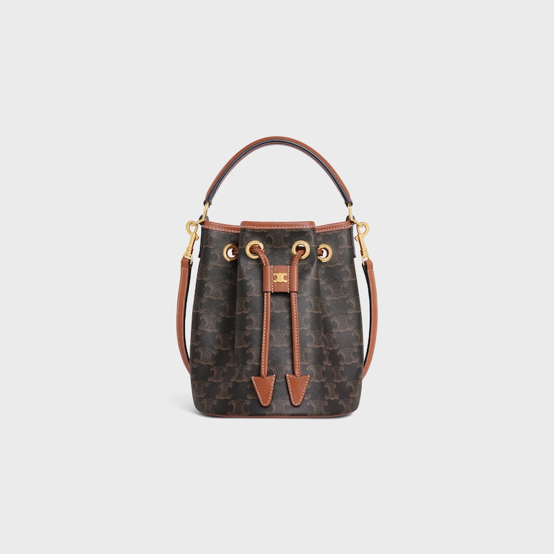 teen clara bag in triomphe canvas and calfskin