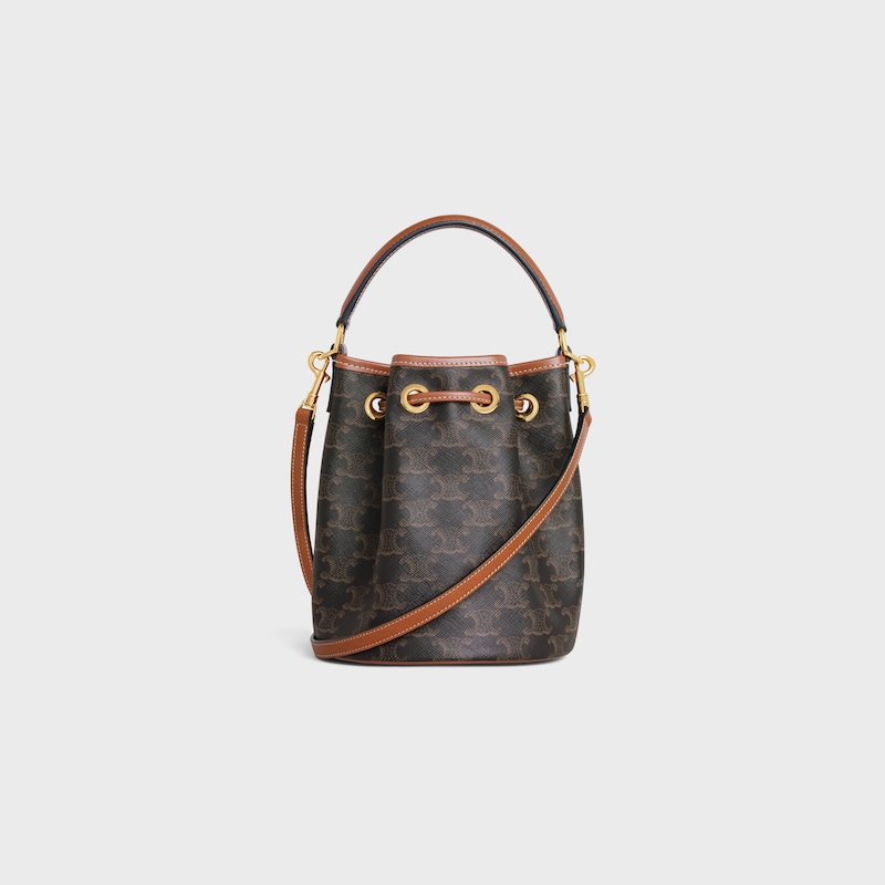 teen clara bag in triomphe canvas and calfskin