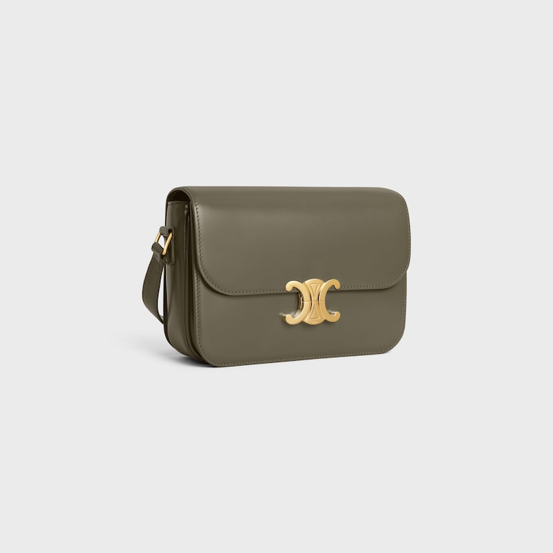 classique triomphe bag in shiny calfskin