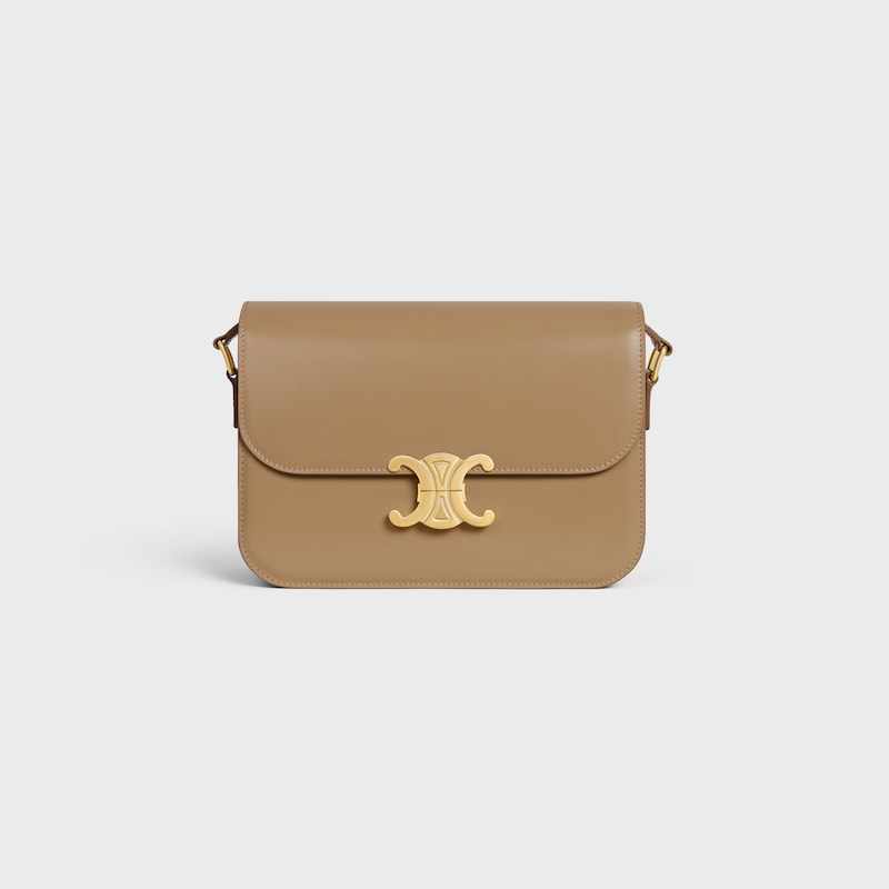classique triomphe bag in shiny calfskin