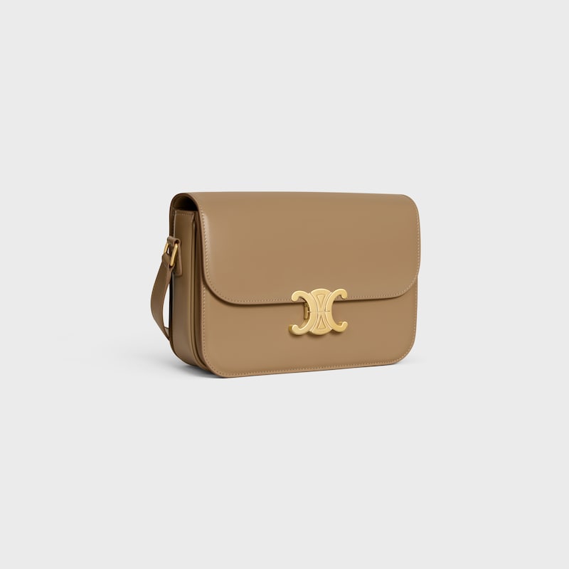 classique triomphe bag in shiny calfskin