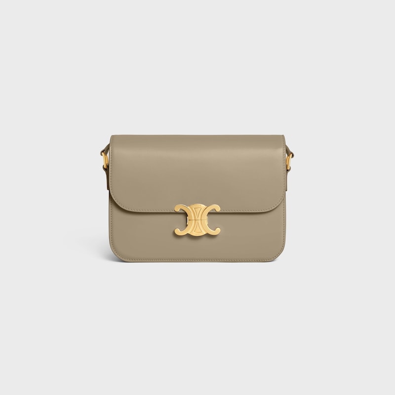 classique triomphe bag in shiny calfskin