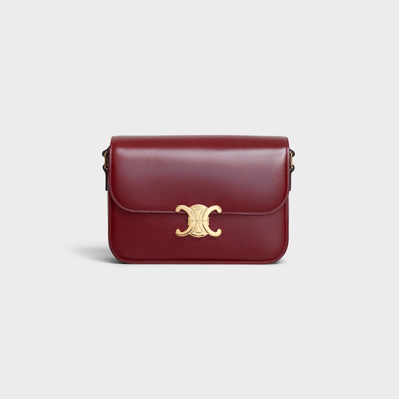 classique triomphe bag in shiny calfskin