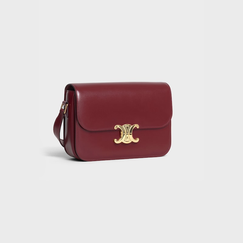 classique triomphe bag in shiny calfskin
