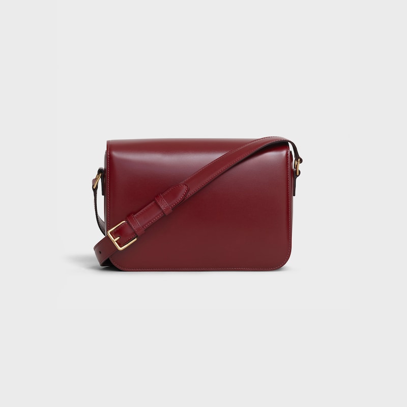 classique triomphe bag in shiny calfskin