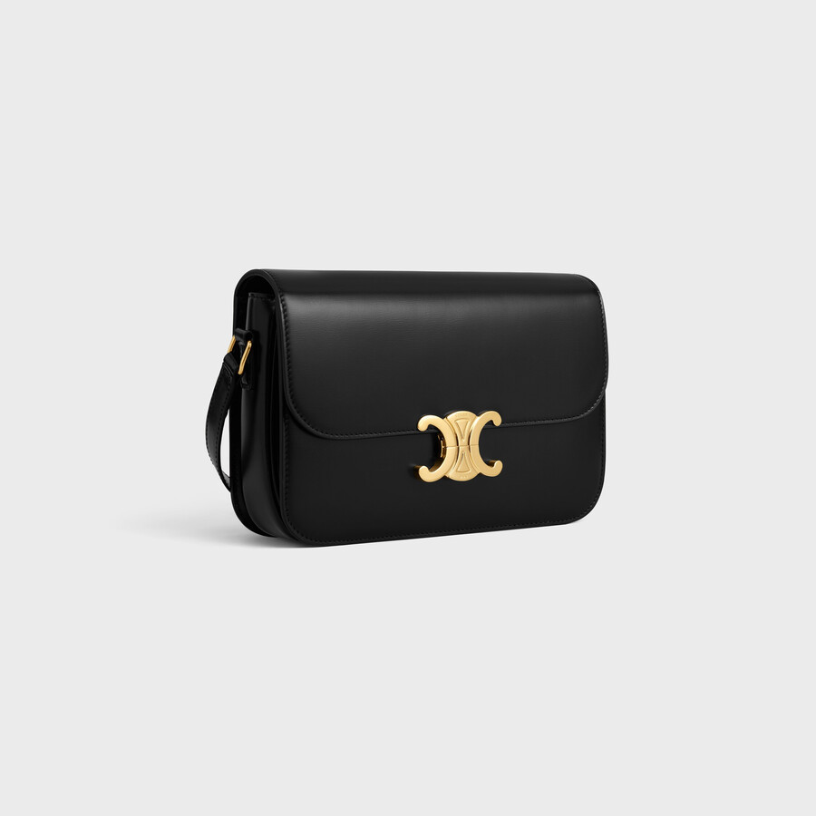 classique triomphe bag in shiny calfskin