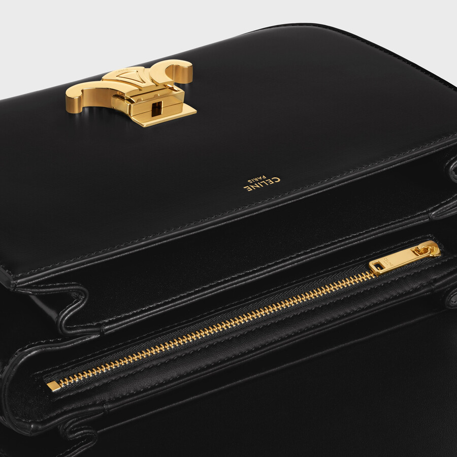 classique triomphe bag in shiny calfskin