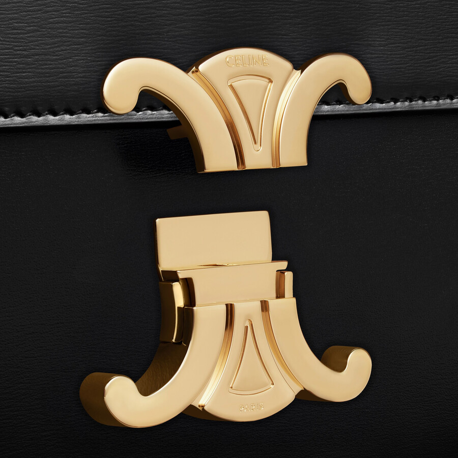 classique triomphe bag in shiny calfskin