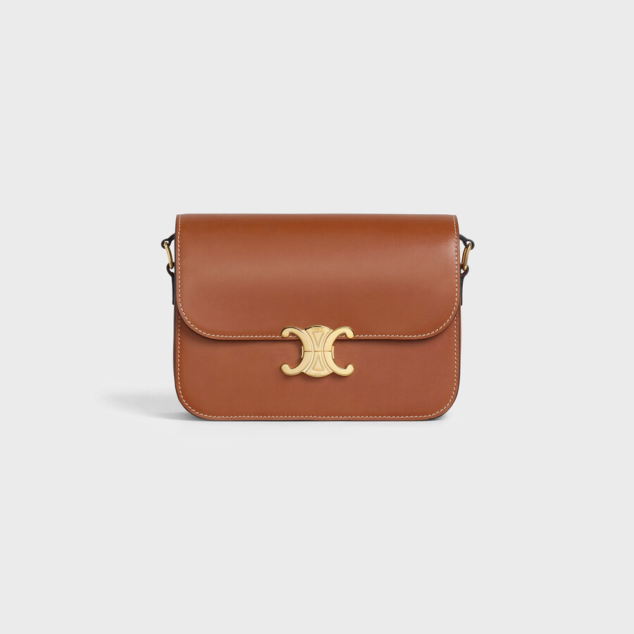 classique triomphe bag in natural calfskin