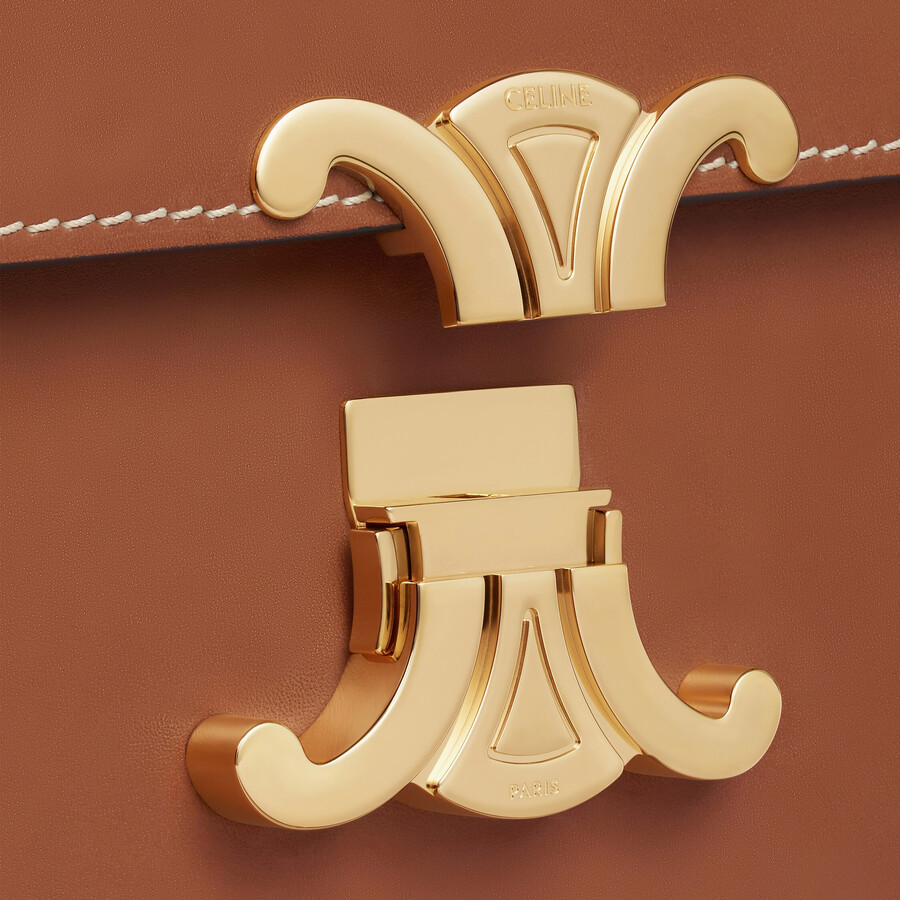 classique triomphe bag in natural calfskin