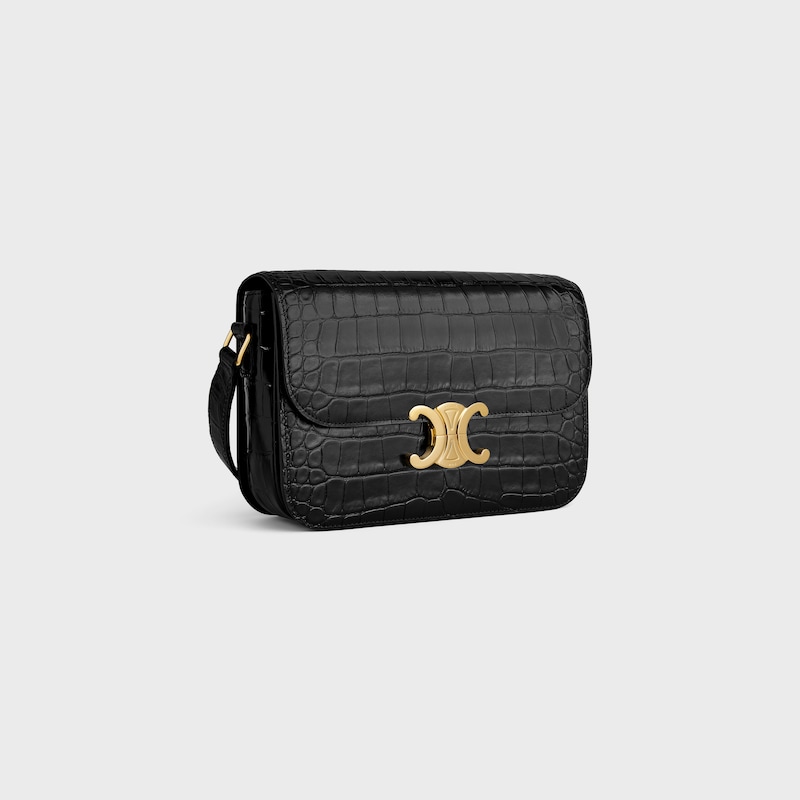 classique triomphe bag in niloticus crocodile