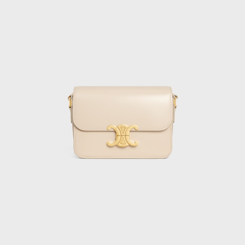 teen triomphe bag in shiny calfskin
