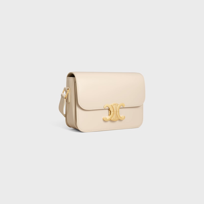 teen triomphe bag in shiny calfskin