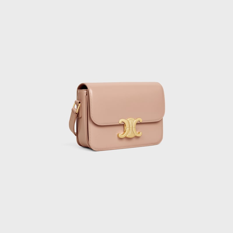 teen triomphe bag in shiny calfskin
