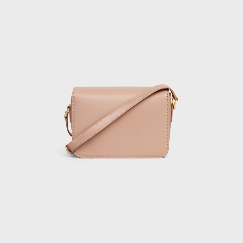teen triomphe bag in shiny calfskin