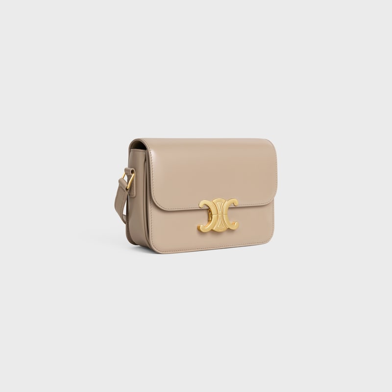 teen triomphe bag in shiny calfskin