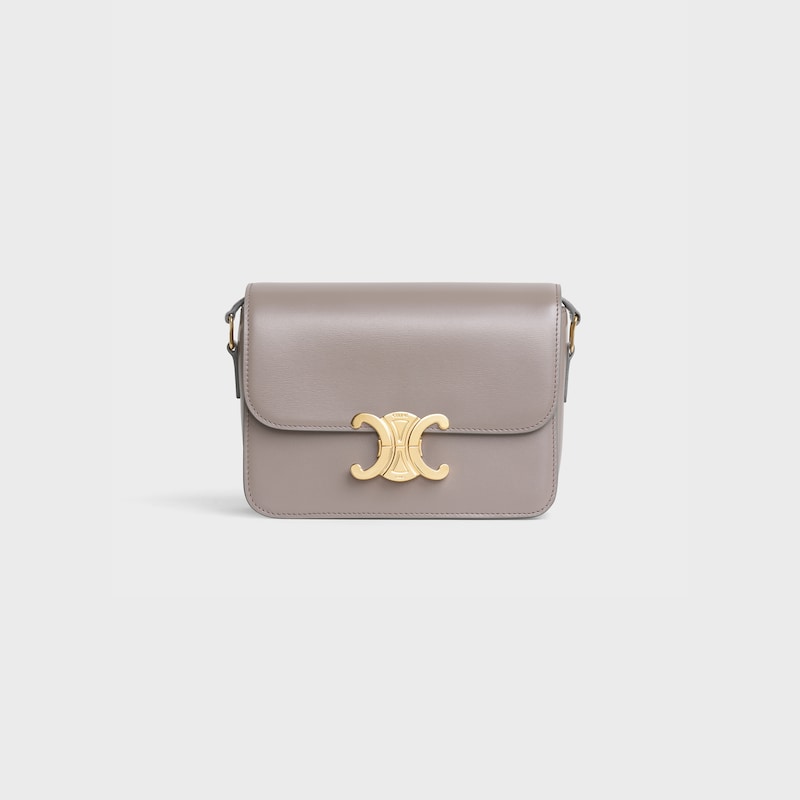 teen triomphe bag in shiny calfskin
