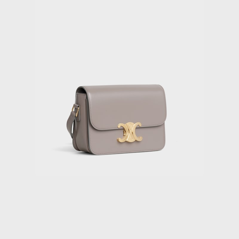 teen triomphe bag in shiny calfskin
