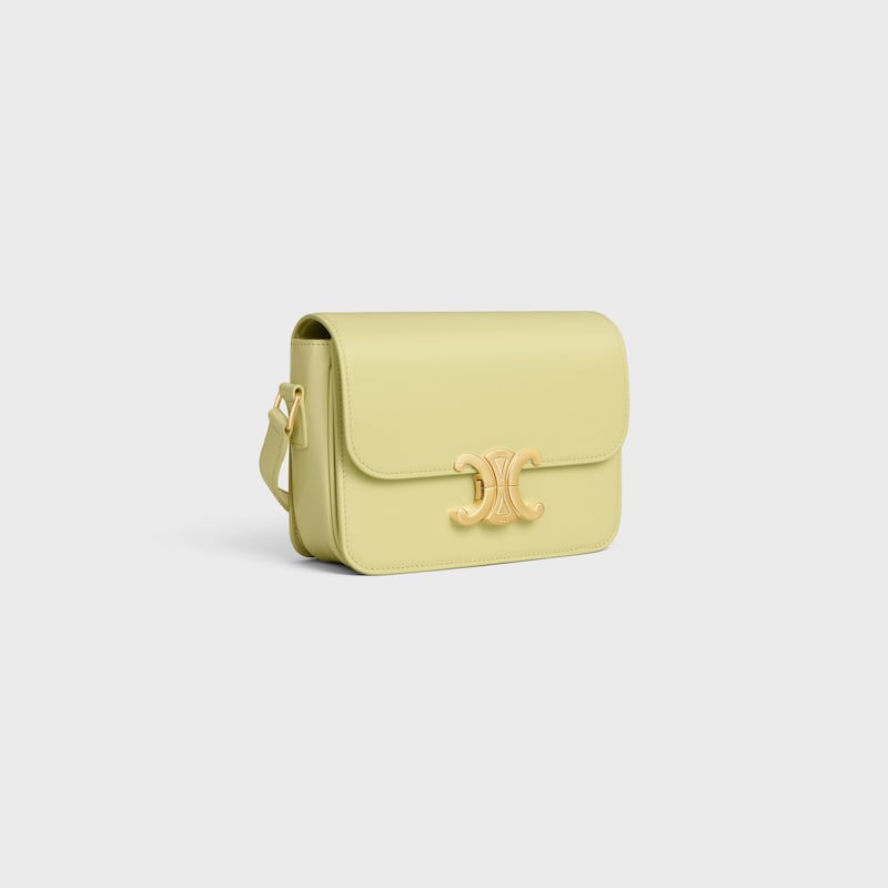teen triomphe bag in shiny calfskin