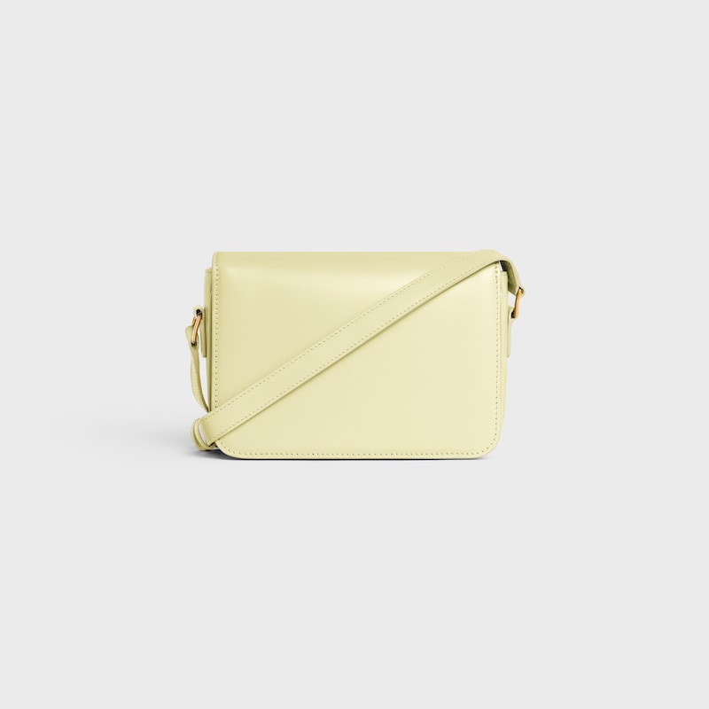 teen triomphe bag in shiny calfskin