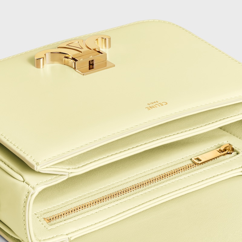 teen triomphe bag in shiny calfskin