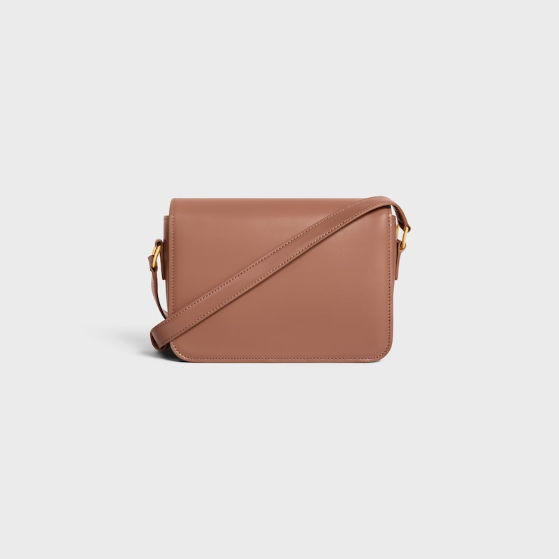 teen triomphe bag in shiny calfskin