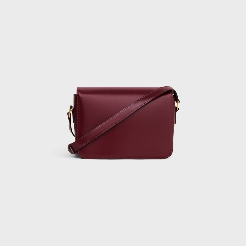 teen triomphe bag in shiny calfskin