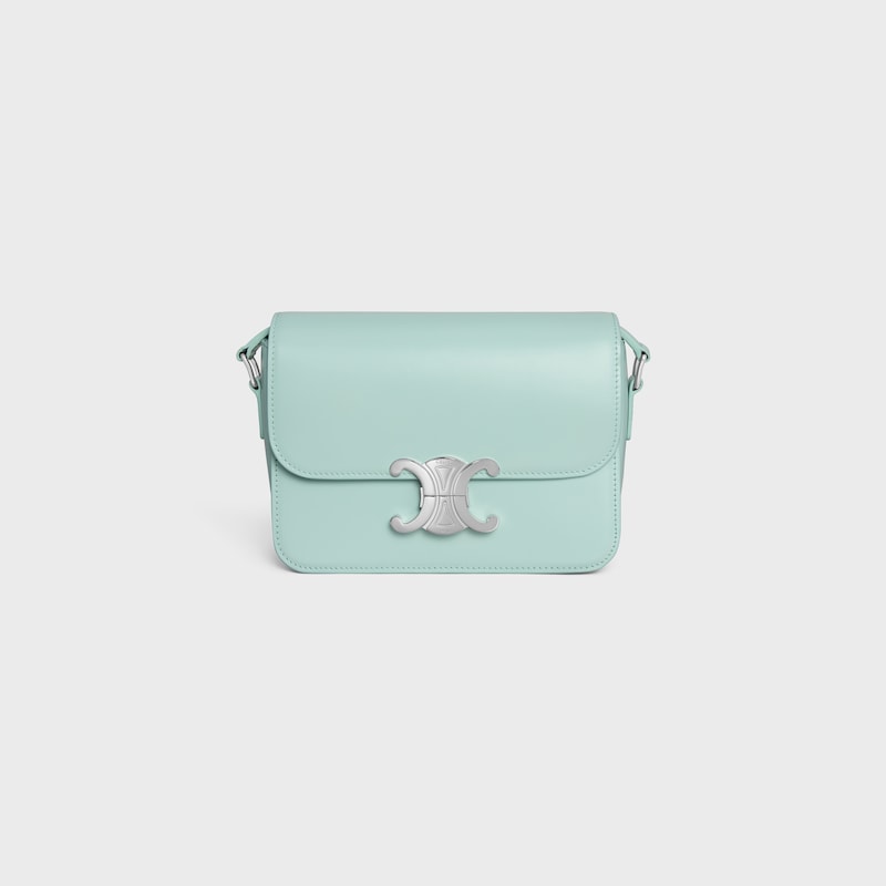 teen triomphe bag in shiny calfskin