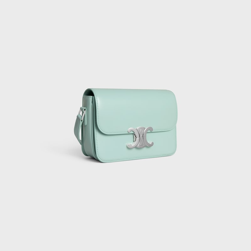 teen triomphe bag in shiny calfskin
