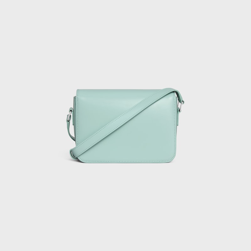 teen triomphe bag in shiny calfskin