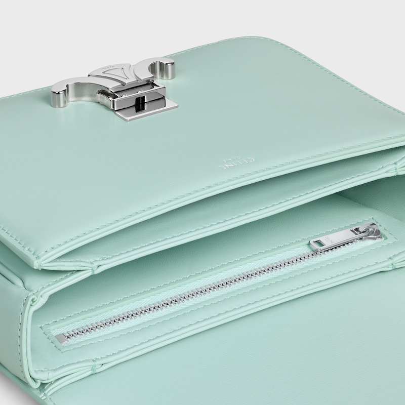 teen triomphe bag in shiny calfskin