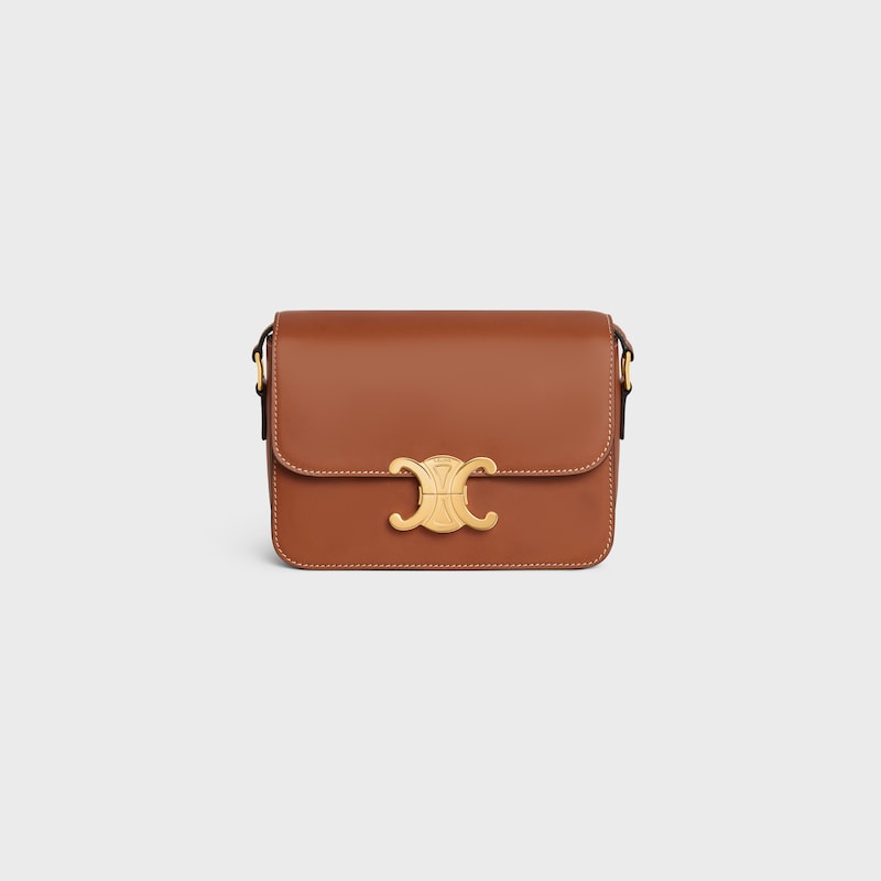 teen triomphe bag in natural calfskin
