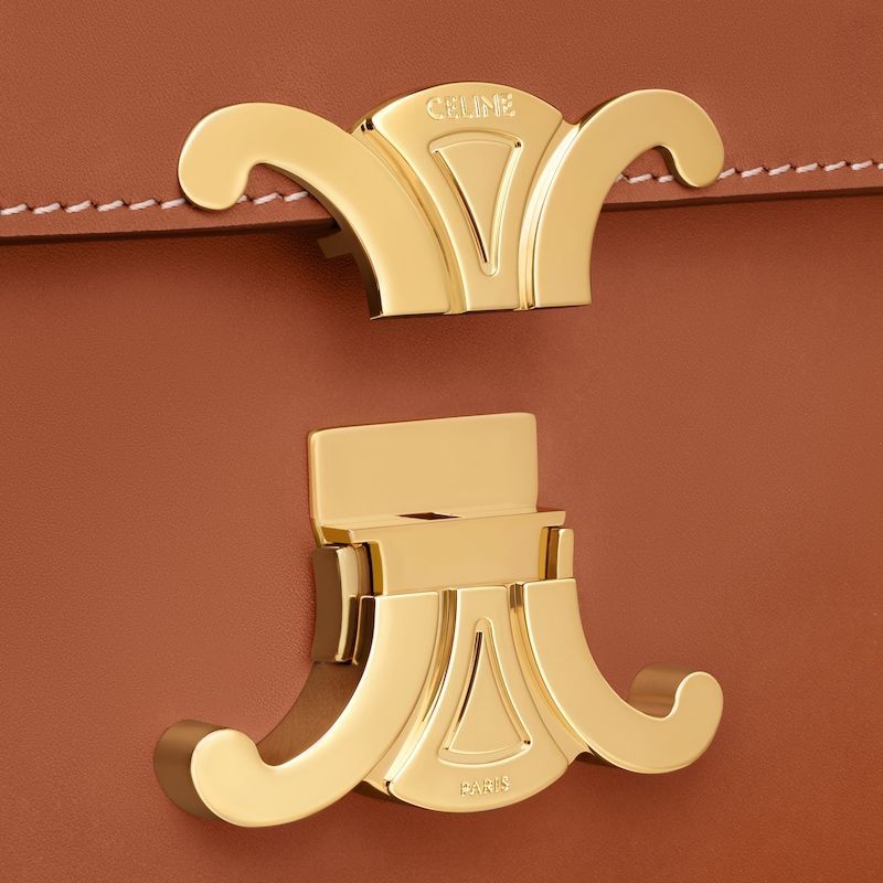 teen triomphe bag in natural calfskin