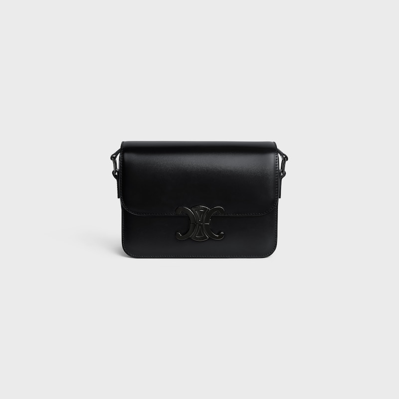 teen triomphe bag in shiny calfskin