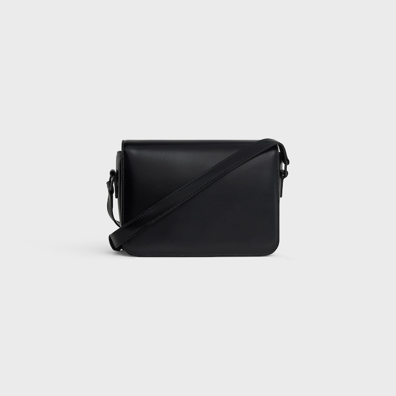 teen triomphe bag in shiny calfskin