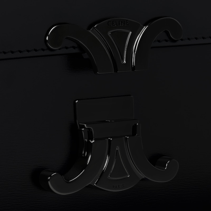 teen triomphe bag in shiny calfskin