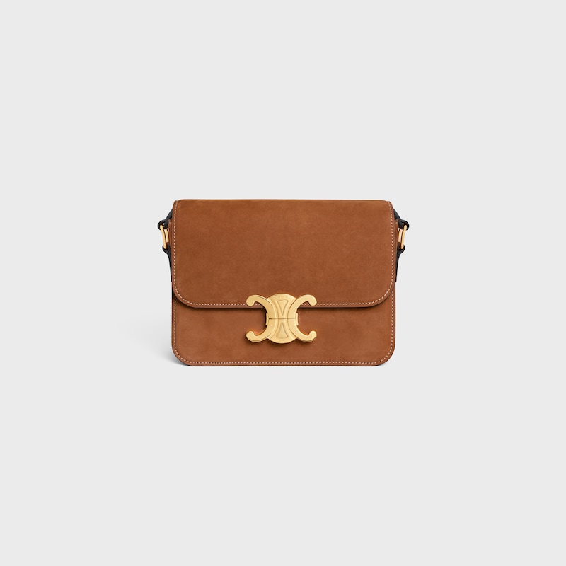 teen triomphe bag in nubuck calfskin